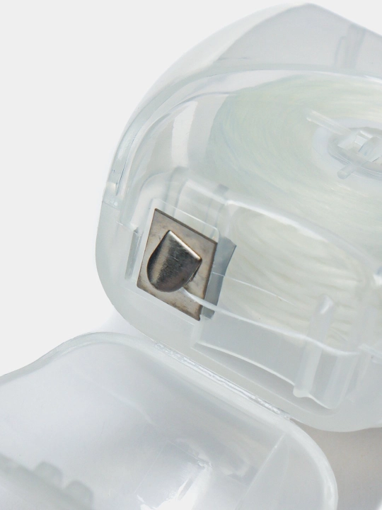 Зубная нить Dental floss, вощеная, мятная, уход за полостью рта, 50 м