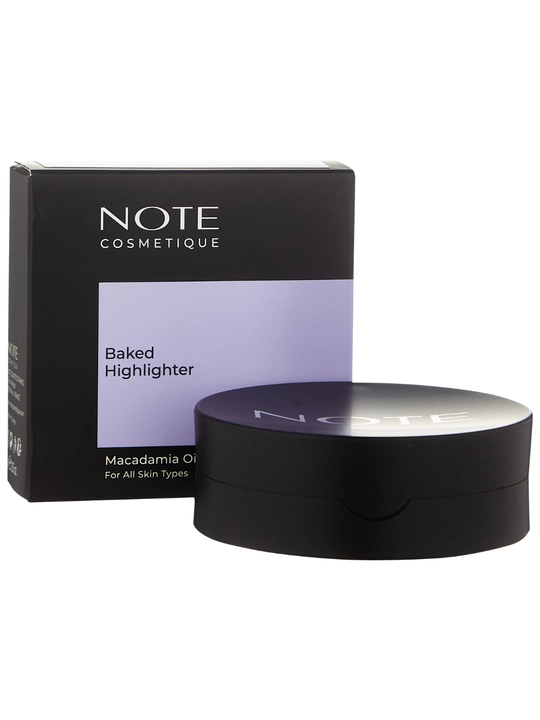 Хайлайтер для лица NOTE Baked Highlighter, 10 г, оттенок 02, для сияния и свежего вида