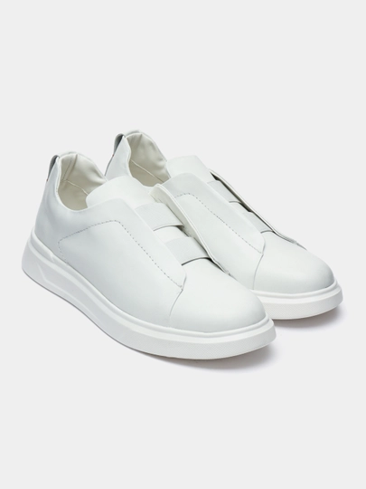 Мокасины мужские ZEGNA, из натуральной кожи, на весенне-летний сезон, 39 - 43 — MNMACC-ZEGREM-БЕЛЫЙ-41