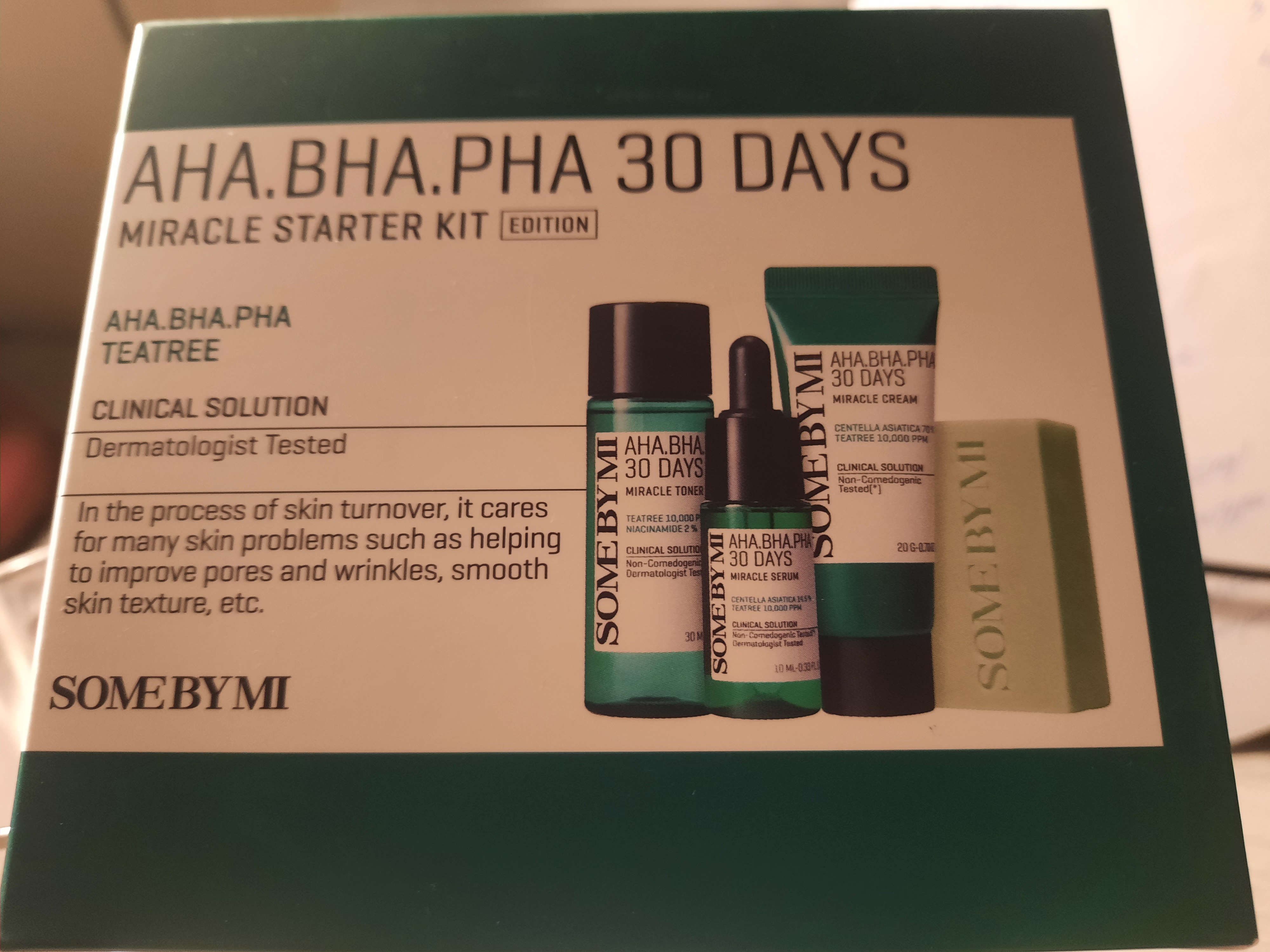 Набор для ухода за лицом SOME BY MI AHA BHA PHA 30 Days Miracle Starter Kit