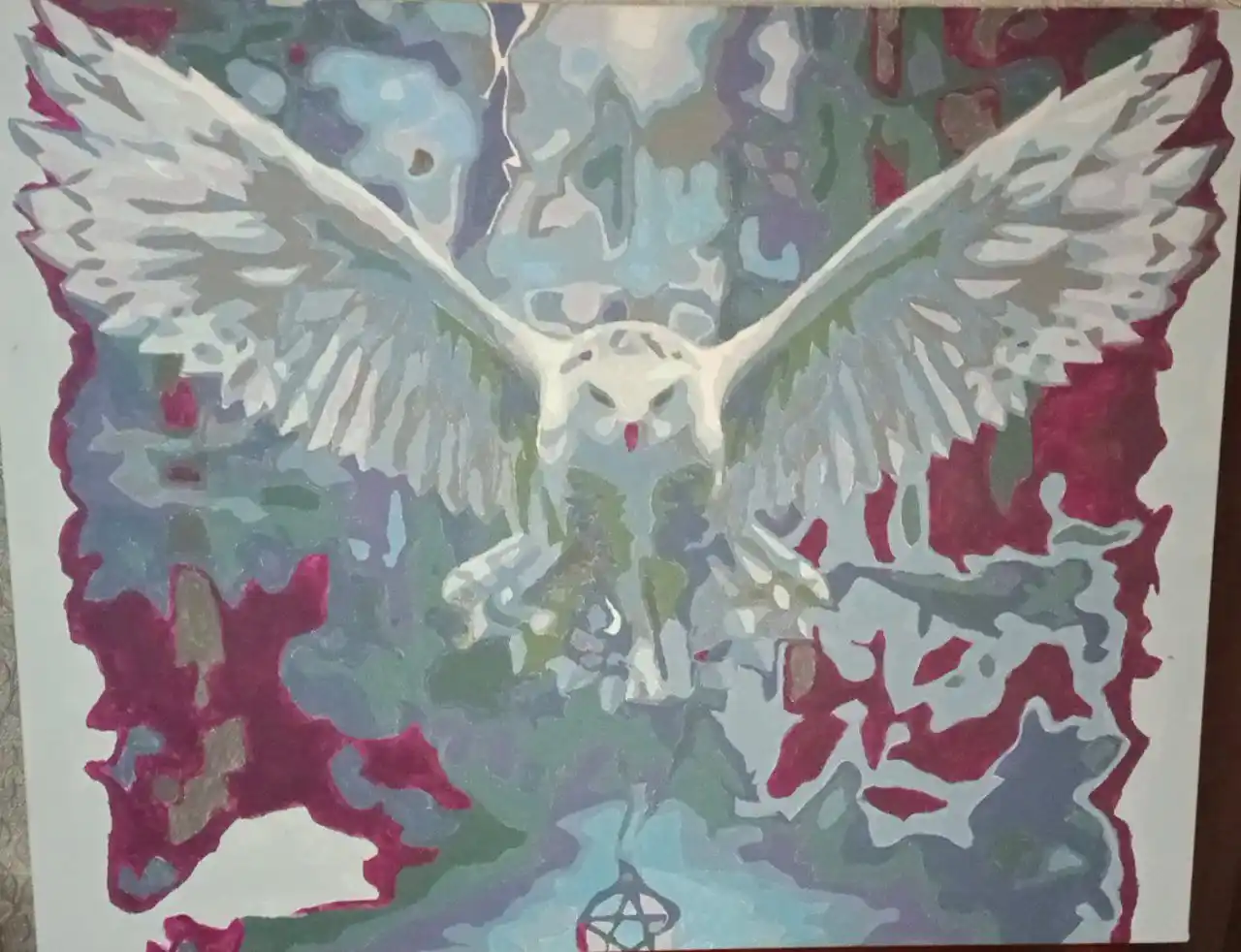 Raqamlar bo'yicha rasm chizish ARTERY Qushlar, holstda chizmachilik, 40 * 50 sm