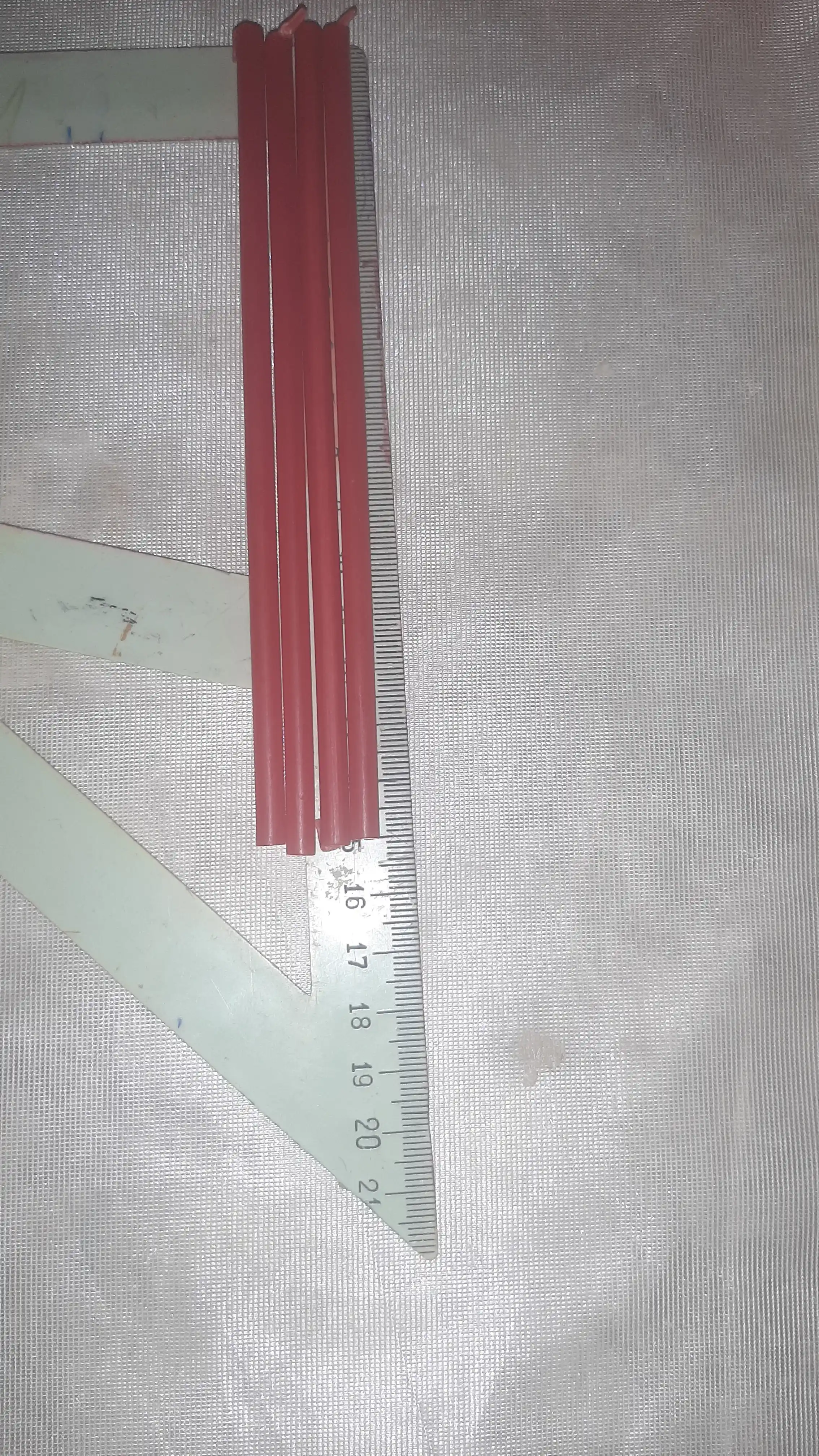 Sham qalamlari, asal mumi, 5 dona to'plam, uzunligi 15,5 sm
