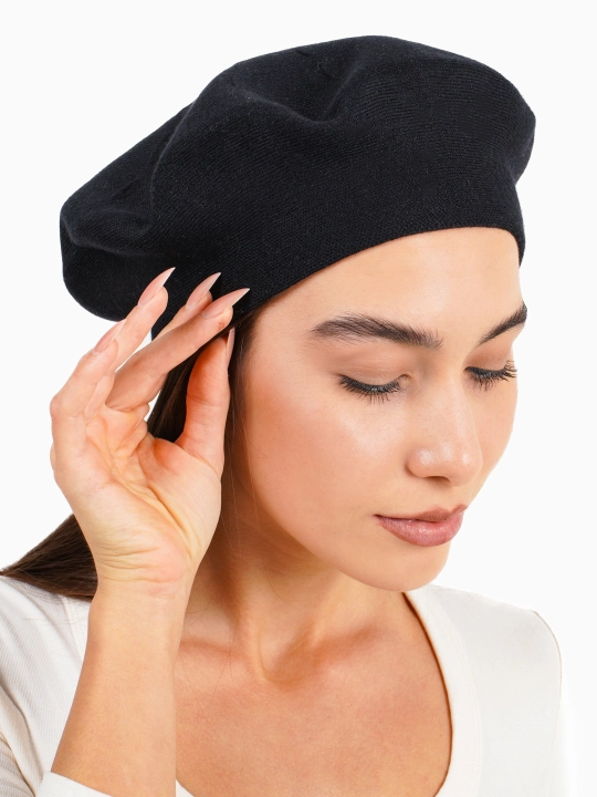 Ayollar uchun trikotaj beret, ayollar va qizlar uchun beretkalar, shapka ayollar uchun
