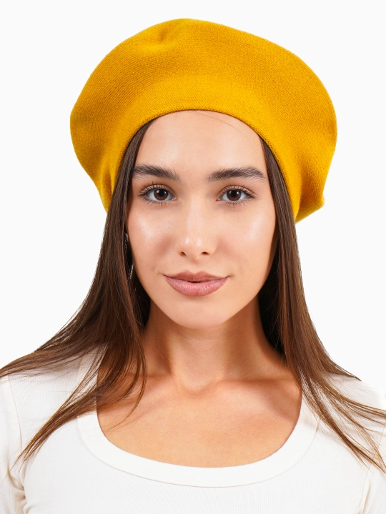 Ayollar uchun trikotaj beret, ayollar va qizlar uchun beretkalar, shapka ayollar uchun