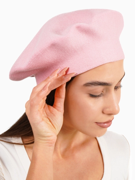 Ayollar uchun trikotaj beret, ayollar va qizlar uchun beretkalar, shapka ayollar uchun