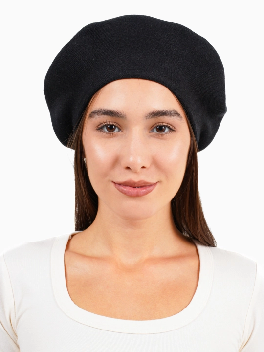 Ayollar uchun trikotaj beret, ayollar va qizlar uchun beretkalar, shapka ayollar uchun