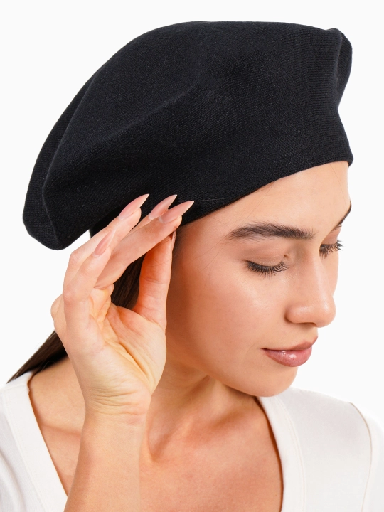 Ayollar uchun trikotaj beret, ayollar va qizlar uchun beretkalar, shapka ayollar uchun