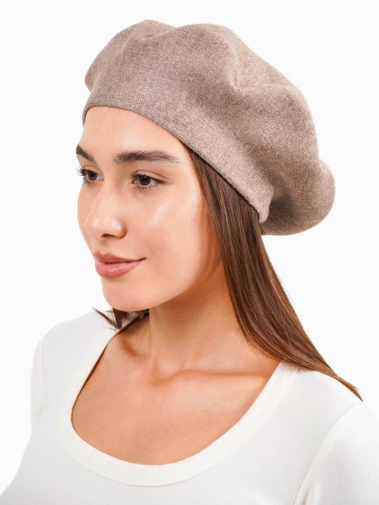 Ayollar uchun trikotaj beret, ayollar va qizlar uchun beretkalar, shapka ayollar uchun