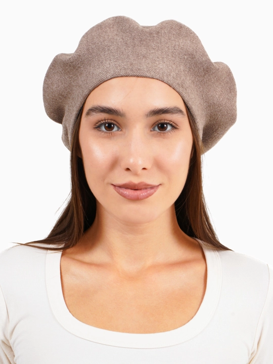Ayollar uchun trikotaj beret, ayollar va qizlar uchun beretkalar, shapka ayollar uchun