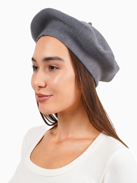 Ayollar uchun trikotaj beret, ayollar va qizlar uchun beretkalar, shapka ayollar uchun