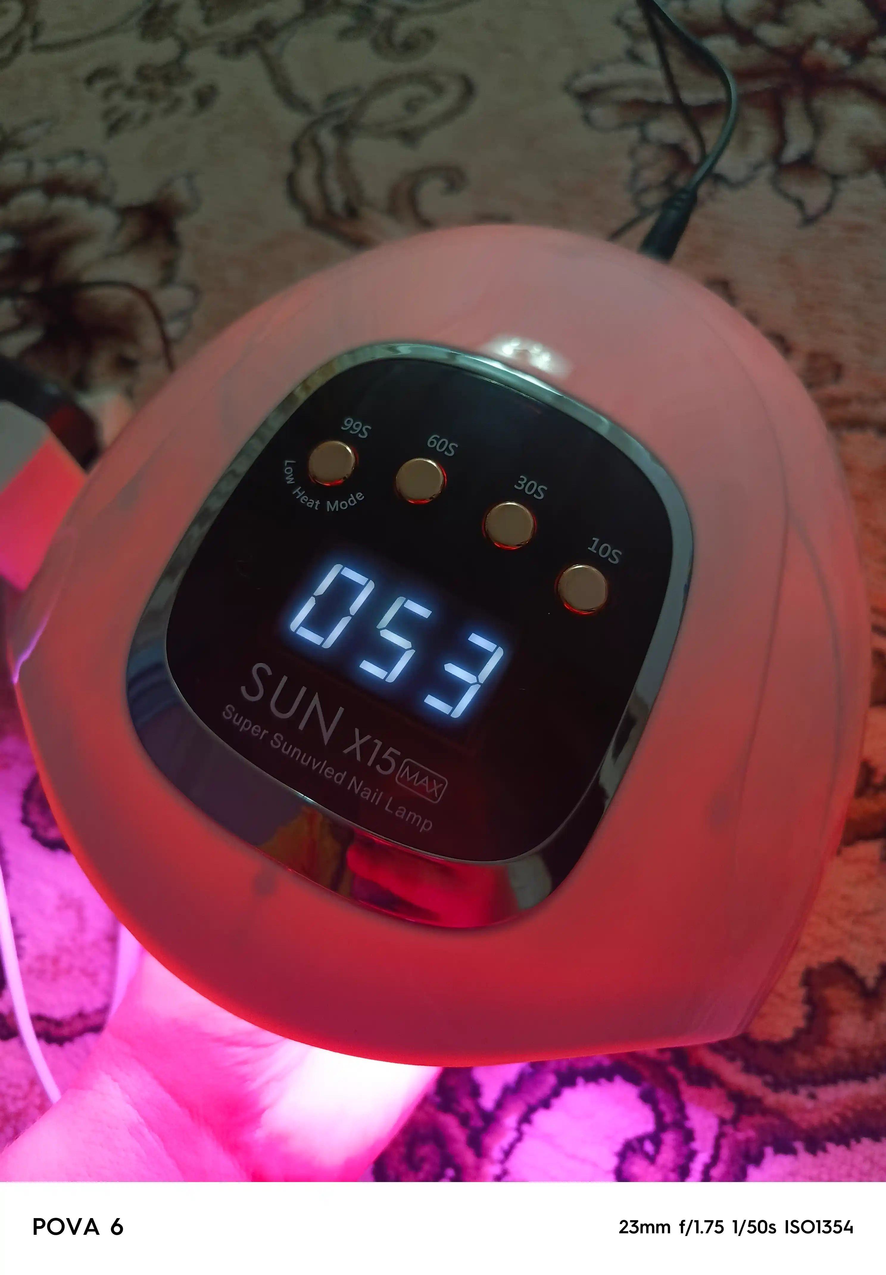 Professional manikyur va pedikyur uchun lampa, 280/320/380W, tirnoqlarni quritish uchun
