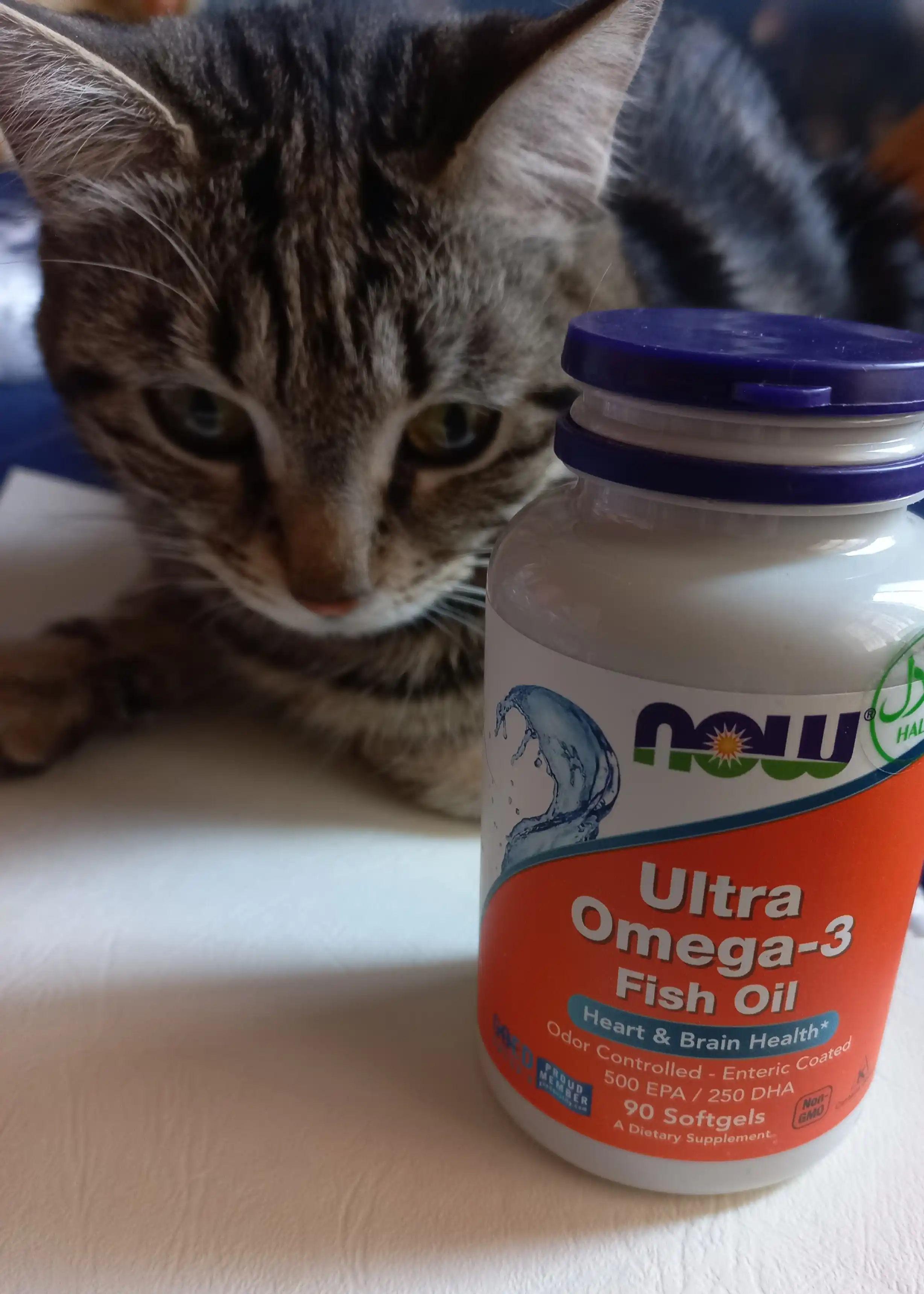 NOW Supplements, Ultra Omega-3, 500 EPA и 250 DHA, рыбий желатиновый капсула
