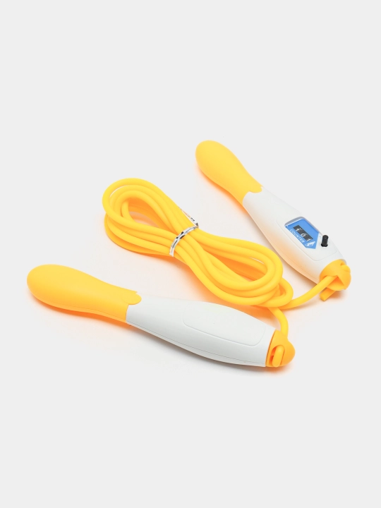 Скакалка со встроенным счетчиком, 4 цвета, длина 290 см - 