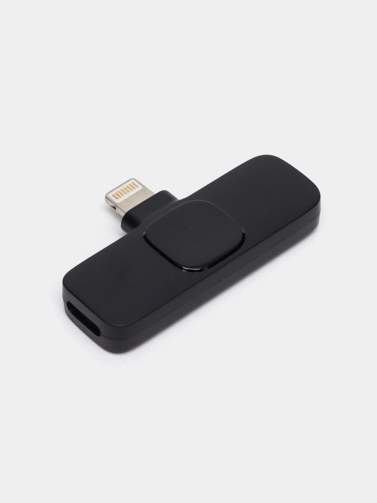 Type-C simsiz mikrofoni va lightning, 1 ta petlitsa, iPhone va Android uchun, shovqinni pasaytiradi