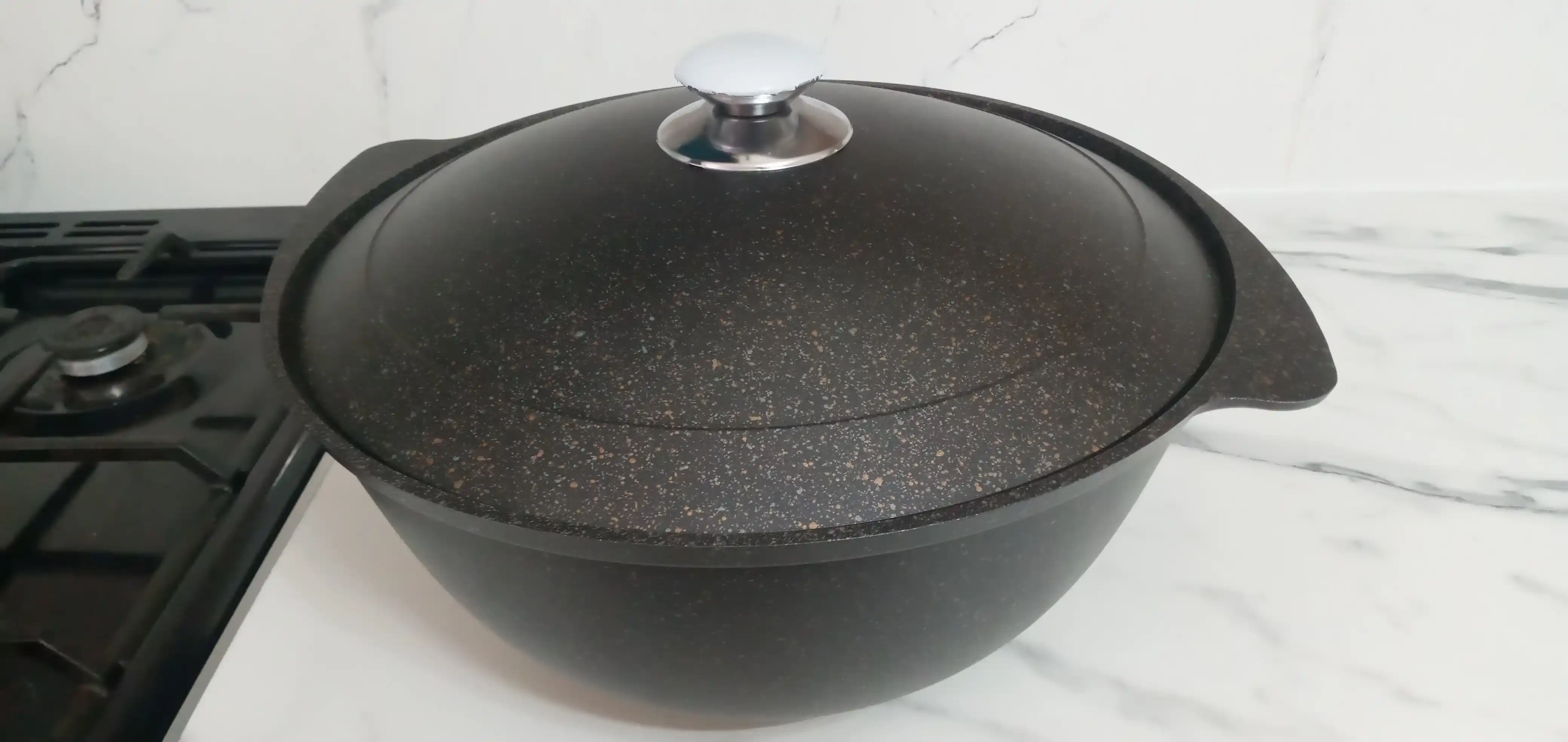 Казан для плова Kukmara, со стеклянной и не стеклянной крышкой, Granit Ultra 