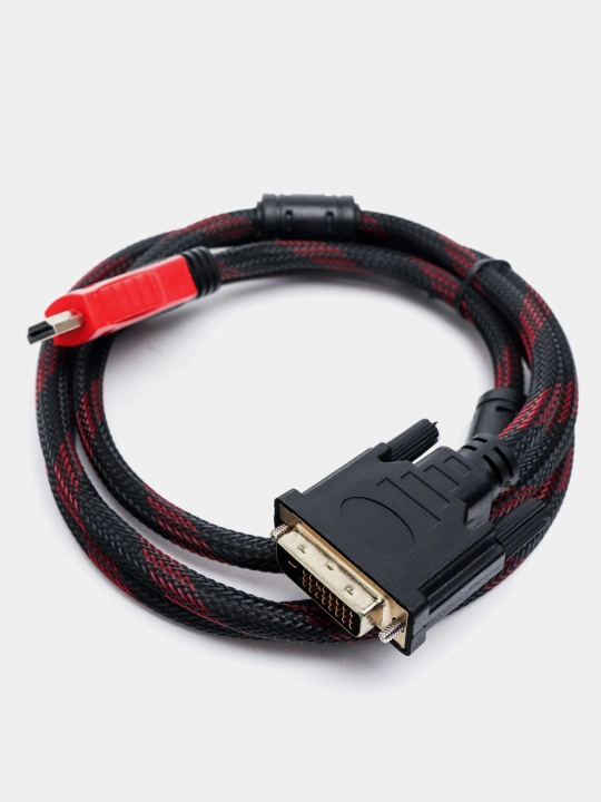 Кабель DVI -D 24+1 на HDMI, 1.35 м, 1080p