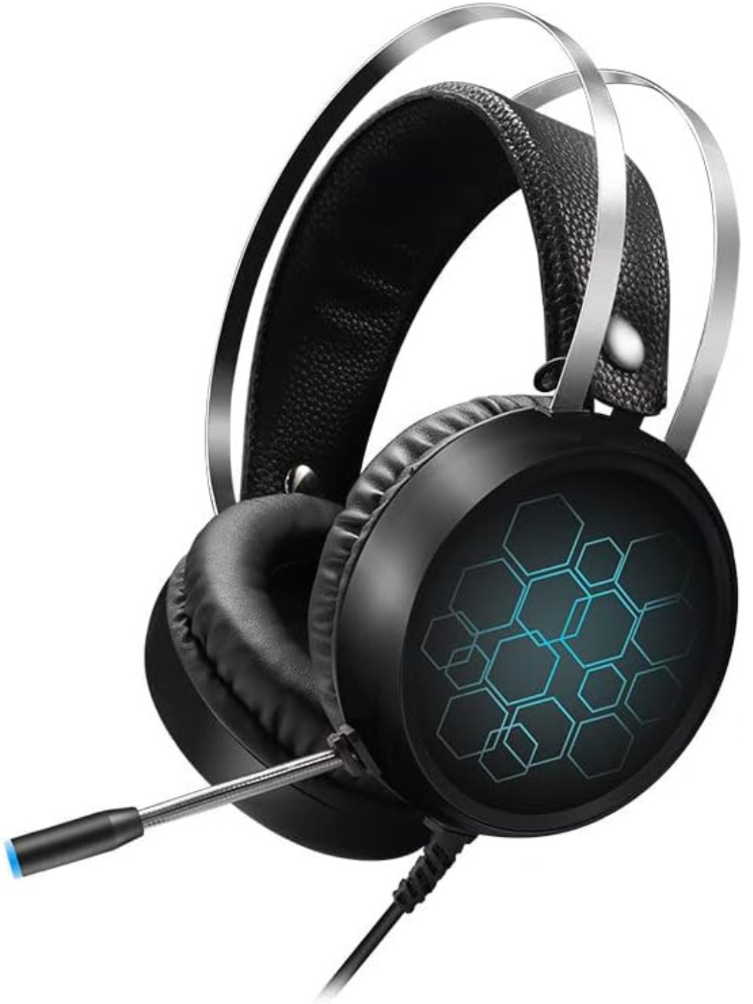 Игровые наушники Gamers X1 Super Bass, для компьютера, с RGB подсветкой ...
