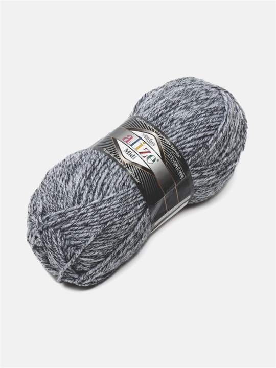 To'qish uchun ip Alize Superlana Midi, 25% jun, 75% akril, 100 g, 170 metr