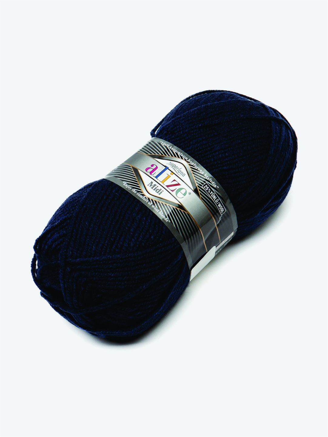 To'qish uchun ip Alize Superlana Midi, 25% jun, 75% akril, 100 g, 170 metr
