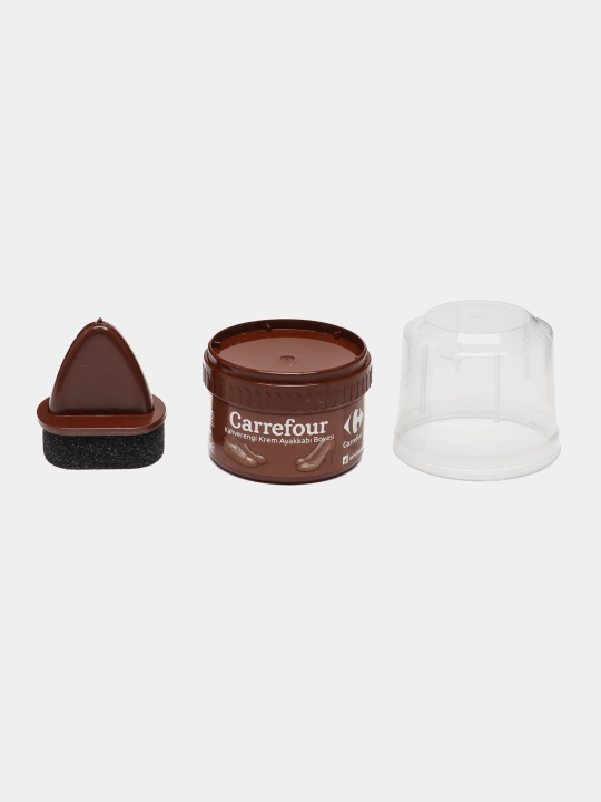 Oyoq kiyimlari uchun shimgichli krem bo'yoq jigarrang rang, 30 ml