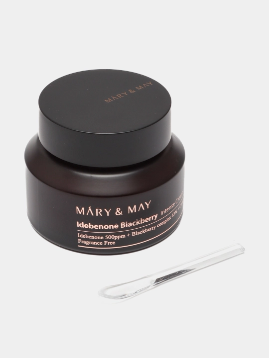 Idibenon va maymunjonli qarishga qarshi krem MARY&MAY Idebenone Blackberry Intense Cream
