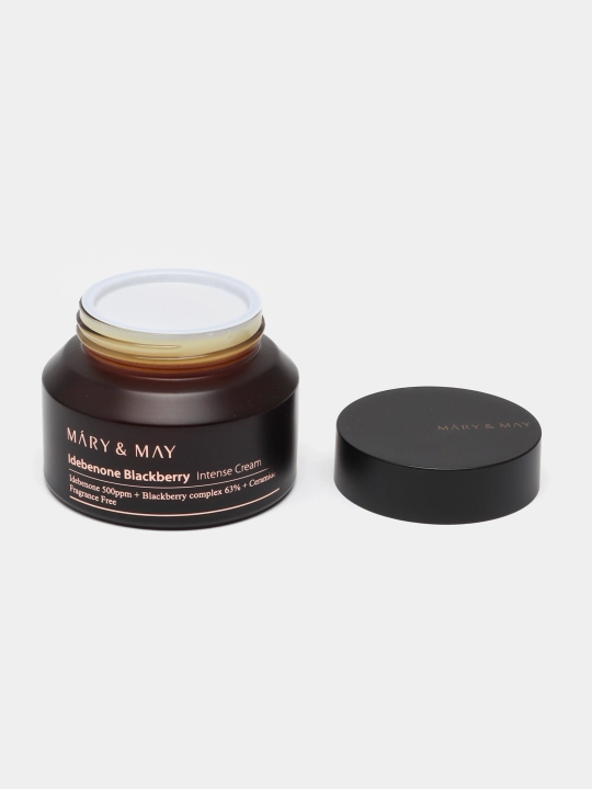 Idibenon va maymunjonli qarishga qarshi krem MARY&MAY Idebenone Blackberry Intense Cream