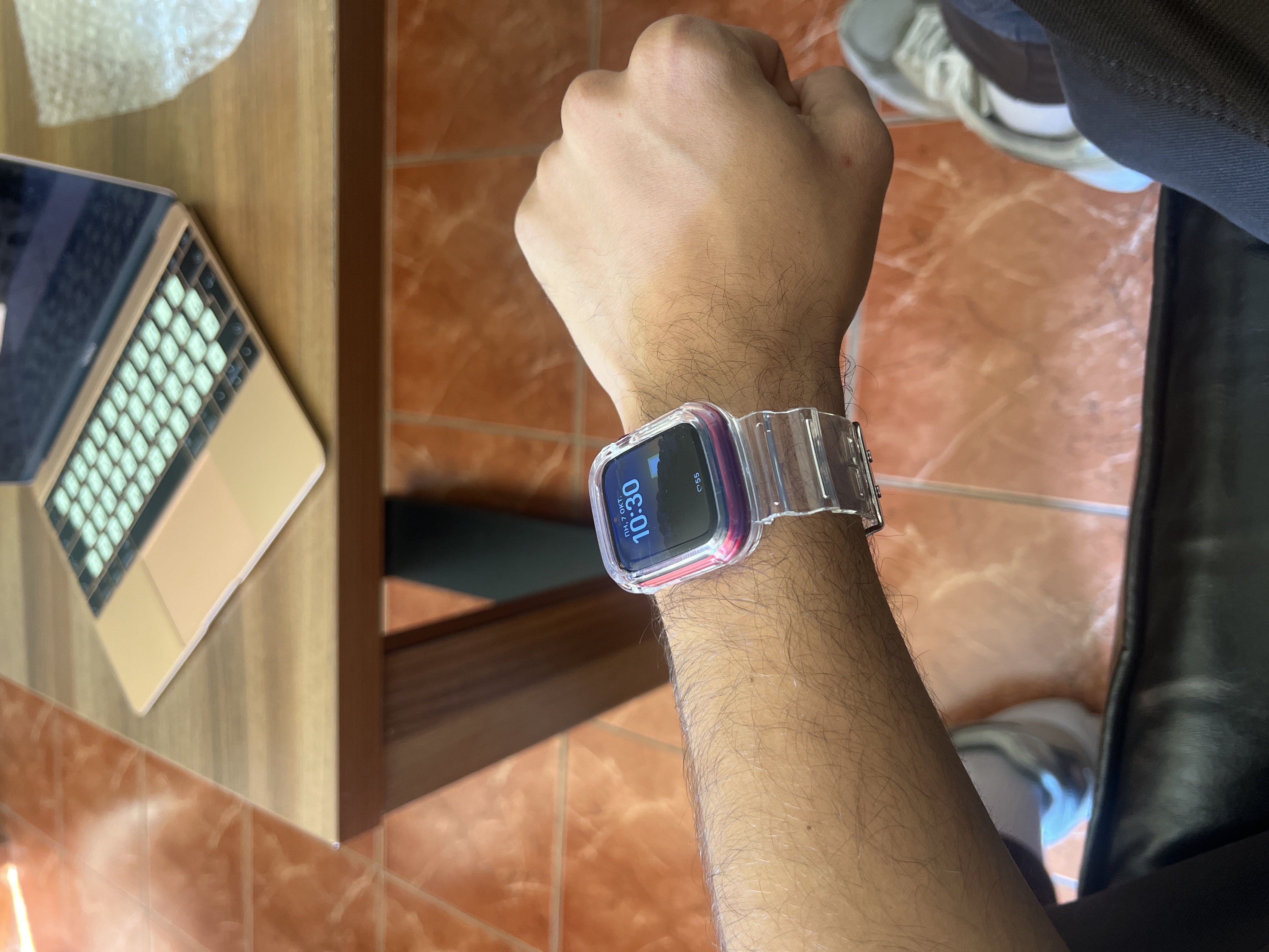 Ремешок для Apple Watch, браслет силиконовый, прозрачный, 38 / 40 / 41 / 42 / 44 45 49 мм