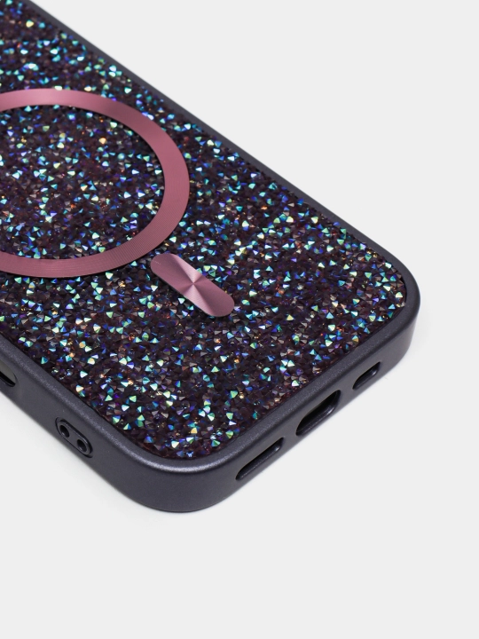 Прозрачный,C блестками Чехол для iPhone 16 PRO MAX, 16 PRO
