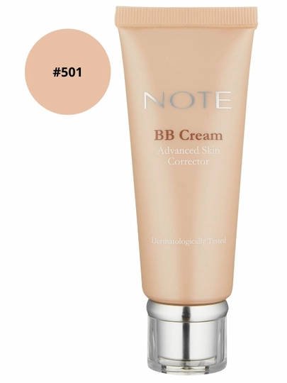 BB крем NOTE Advanced Skin Corrector SPF15 35 мл, тон для лица, натуральное покрытие