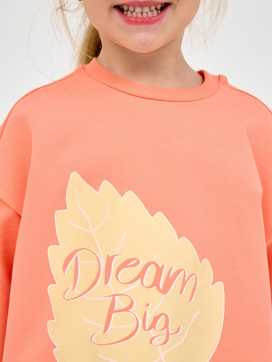 Qiz bolalar uchun uzun yengli kofta, 3-7 yosh NEO, kofta svitshot
