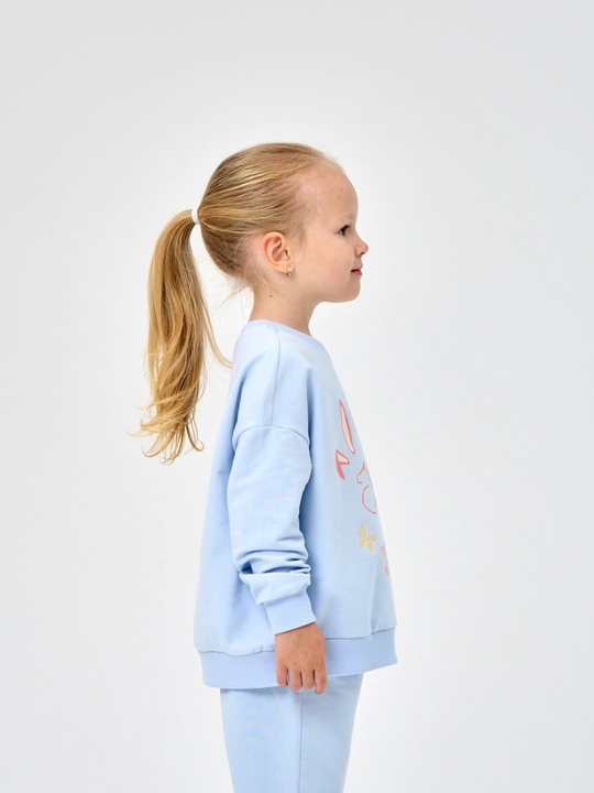 Детская толстовка для девочек 3-7 лет NEO, кофта свитшот