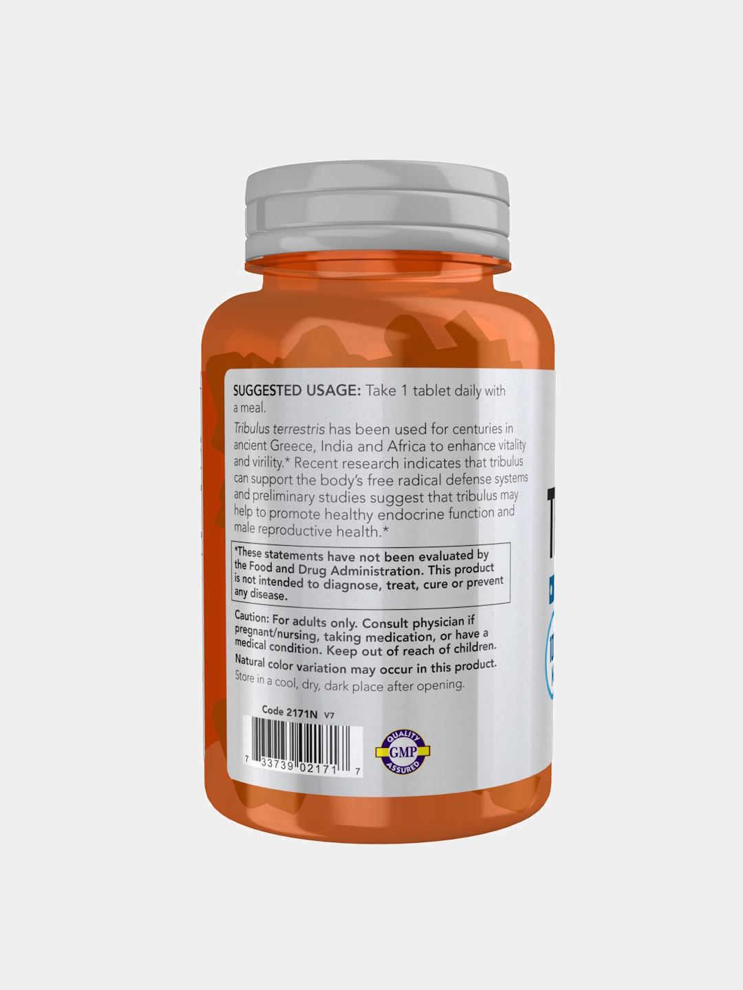Таблетки для укрепления организма NOW Foods, Sports, Tribulus, якорцы, 1000 мг, Халяль