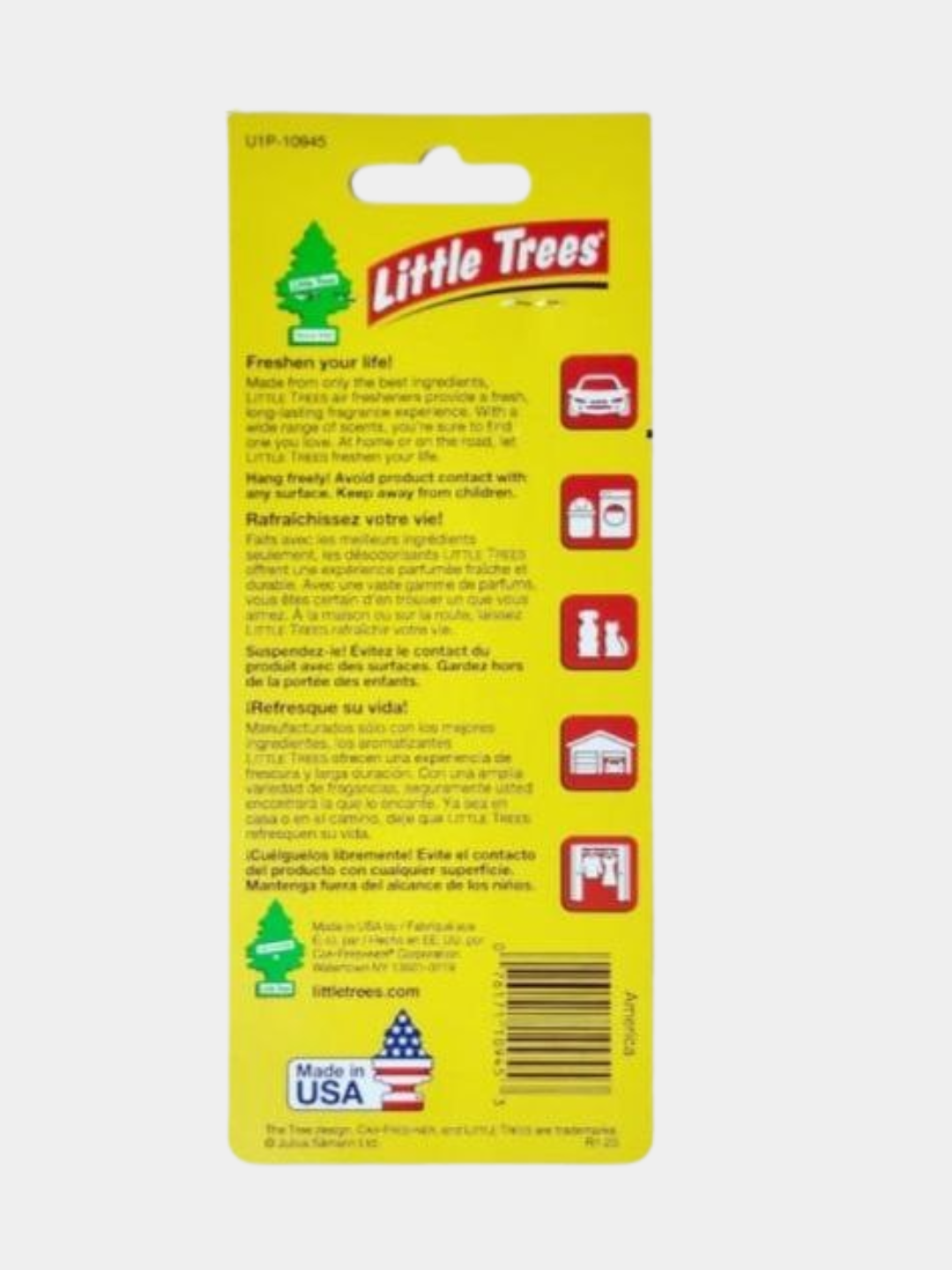 Havo xushbo'ylantirgichi Little Trees, AQSH, xushbo'y hidli archa, qizil va qora
