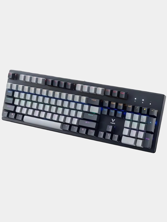 Игровая механическая клавиатура Rapoo с RGB подсветкой, для компьютера, 3х цветов