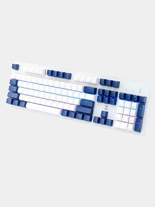 Игровая механическая клавиатура Rapoo с RGB подсветкой, для компьютера, 3х цветов