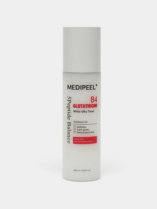 Yuz uchun yoshartiruvchi lifting-tonik, MEDIPEEL+, Peptide-tox, Glutathione, 180 ml