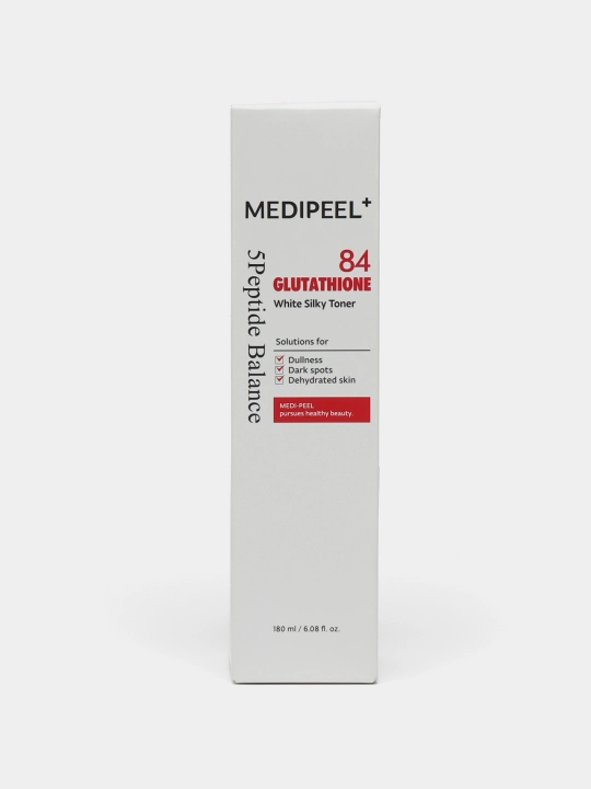 Yuz uchun yoshartiruvchi lifting-tonik, MEDIPEEL+, Peptide-tox, Glutathione, 180 ml