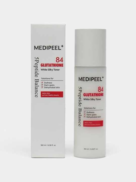 Yuz uchun yoshartiruvchi lifting-tonik, MEDIPEEL+, Peptide-tox, Glutathione, 180 ml