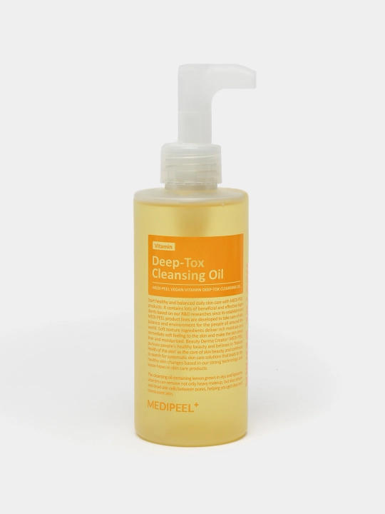 Yuz uchun gidrofil moyi, MEDIPEEL+, Vitamin Deep-Tox, Lacto Collagen, 200 ml