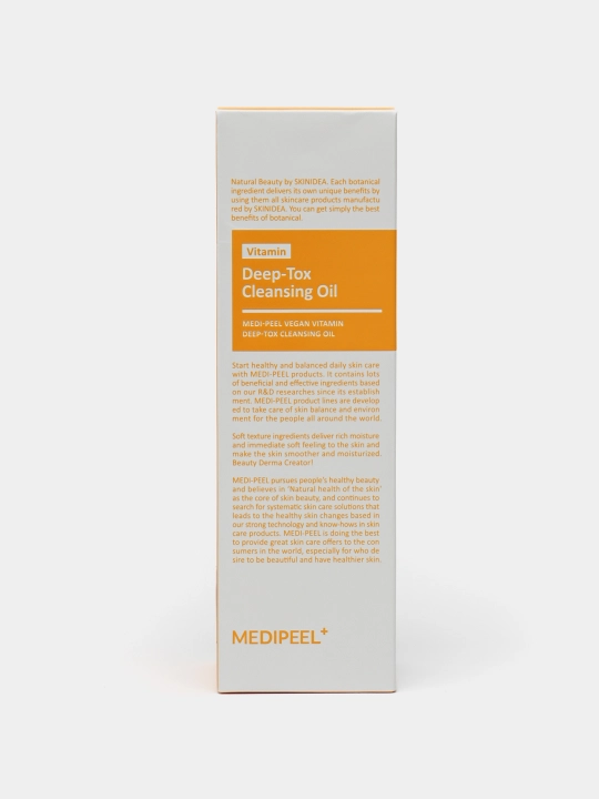 Yuz uchun gidrofil moyi, MEDIPEEL+, Vitamin Deep-Tox, Lacto Collagen, 200 ml