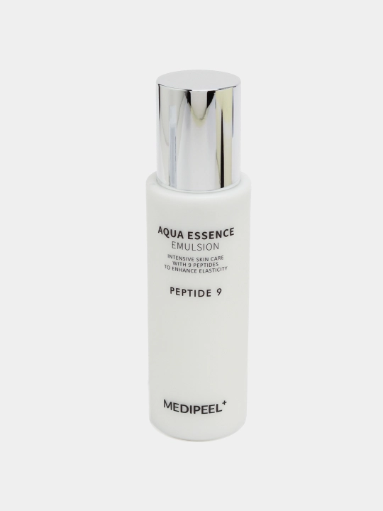 Yuz uchun oziqlantiruvchi emulsiya, MEDIPEEL+, Peptide 9, Aqua essence emulsion, 250 ml