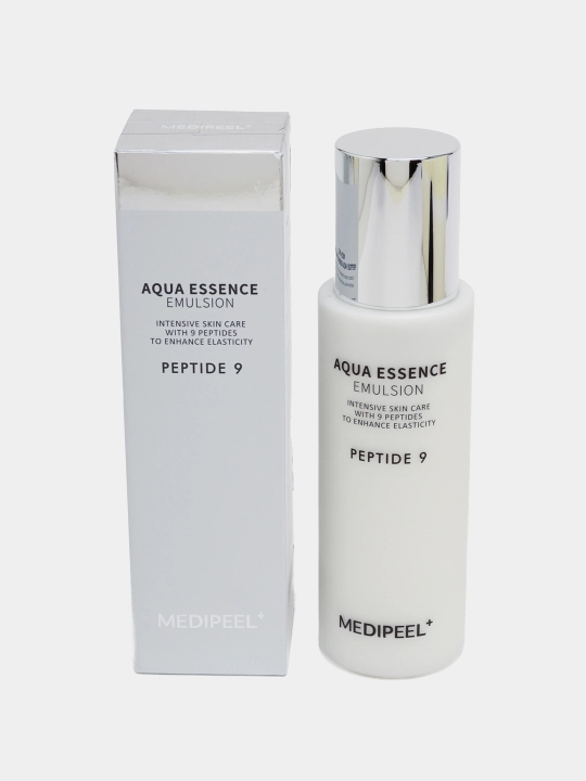Yuz uchun oziqlantiruvchi emulsiya, MEDIPEEL+, Peptide 9, Aqua essence emulsion, 250 ml