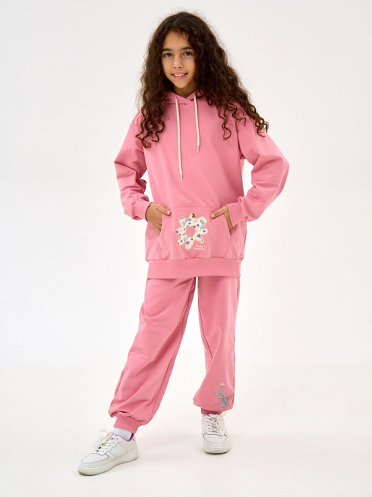 Qiz bolalar uchun NEO zip-up xudi, futerdan tayyorlangan kofta 8-16 yosh