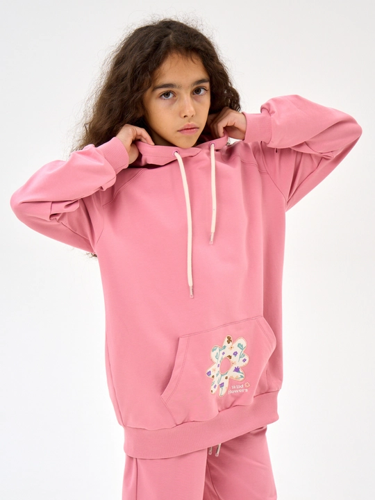 Qiz bolalar uchun NEO zip-up xudi, futerdan tayyorlangan kofta 8-16 yosh