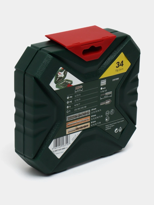 Bitlar va matkaplar to'plami X-Line, 34 ta element