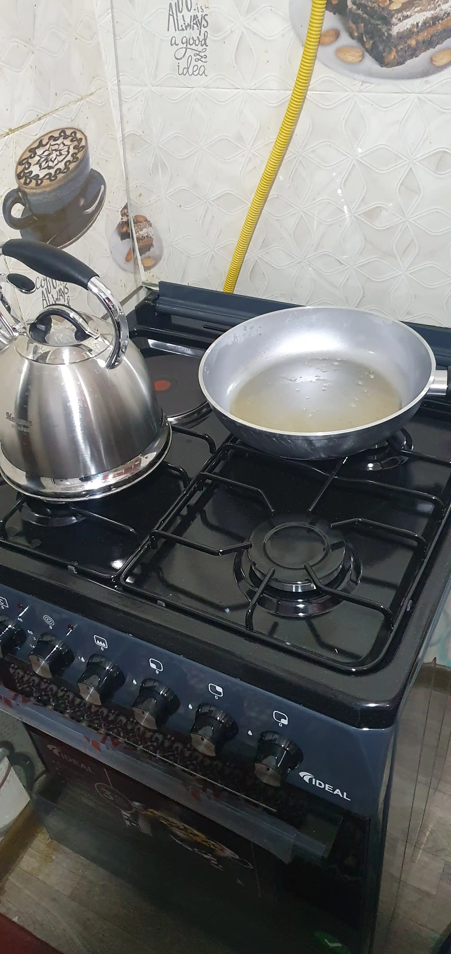 Ideal L350 3+1 konforkali gaz plitasi, pech hajmi 65 l, 60 * 60