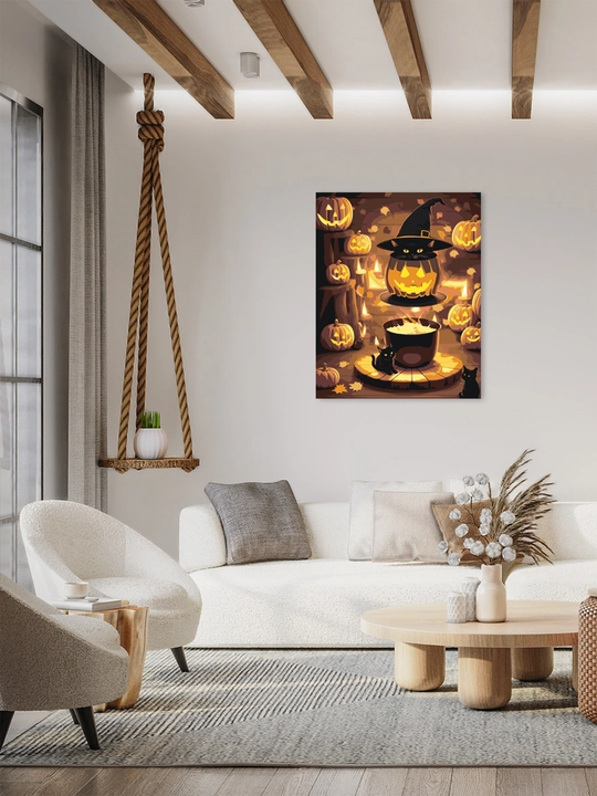 Raqamlar bo'yicha rasm chizish ARTERY "Xellouin", holstda chizmachilik, 40 * 50 sm