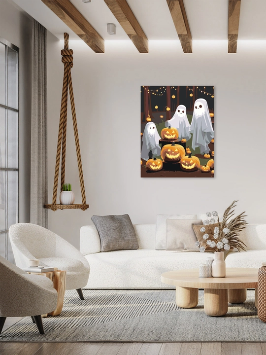 Картина рисование по номерам ARTERY "Хэллоуин", раскраска на холсте, 40 * 50 см