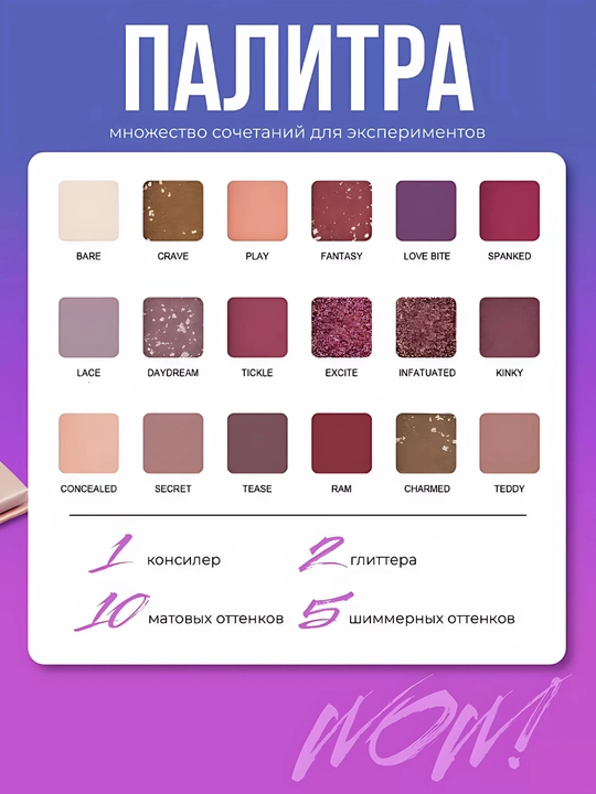 Палетка теней для век Huda Beauty The New Nude Eyeshadow Palette