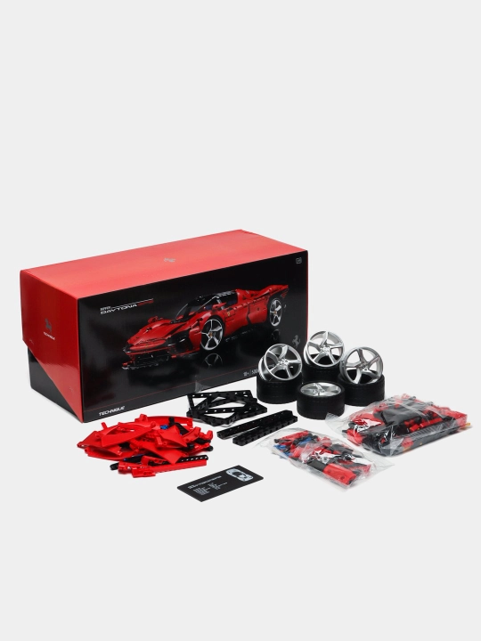 Конструктор Technic Ferrari, Bugatti, Porsche, BMW, спортивная машина, спорткар, мотоцикл